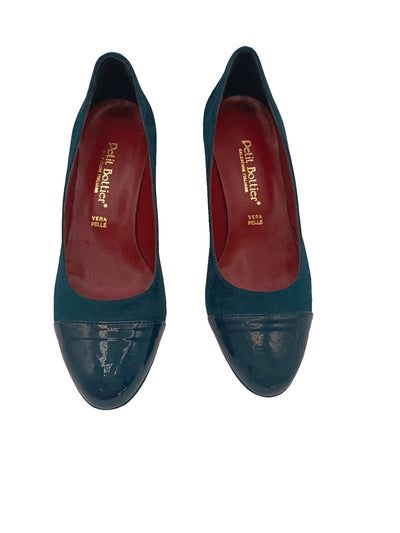 Décolleté Blu in Vera Pelle n.36 made in Italy