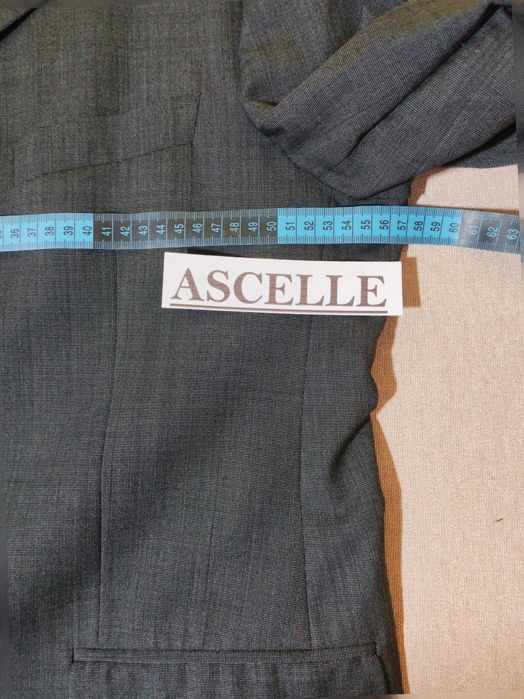Nino Petrone grey jacket tailored Italian craftsmanship, 100% virgin wool, vintage style.