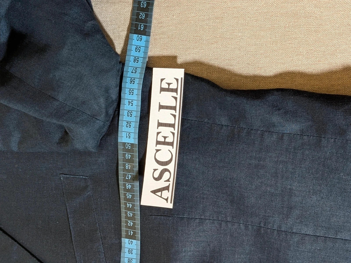 Abito uomo Incom blu navy in 100% lino, giacca e pantalone