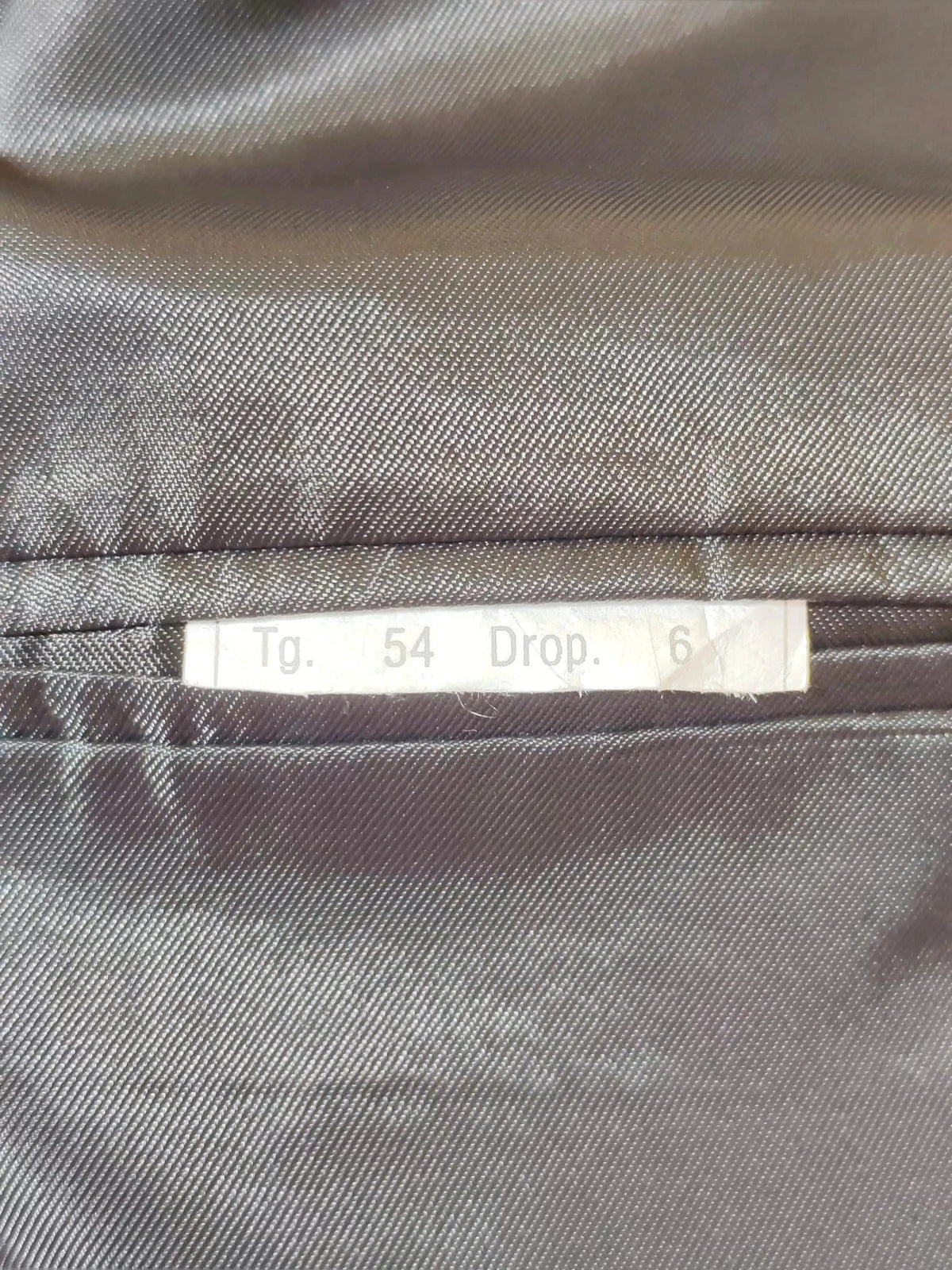 Per Una grey suit jacket and trousers, pinstripe pattern, three-button closure, excellent condition.