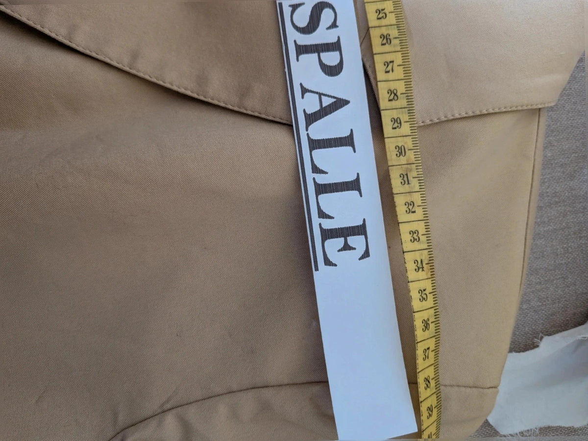 Les Deux beige skirt suit with tailored finish and quality cotton-lycra blend.