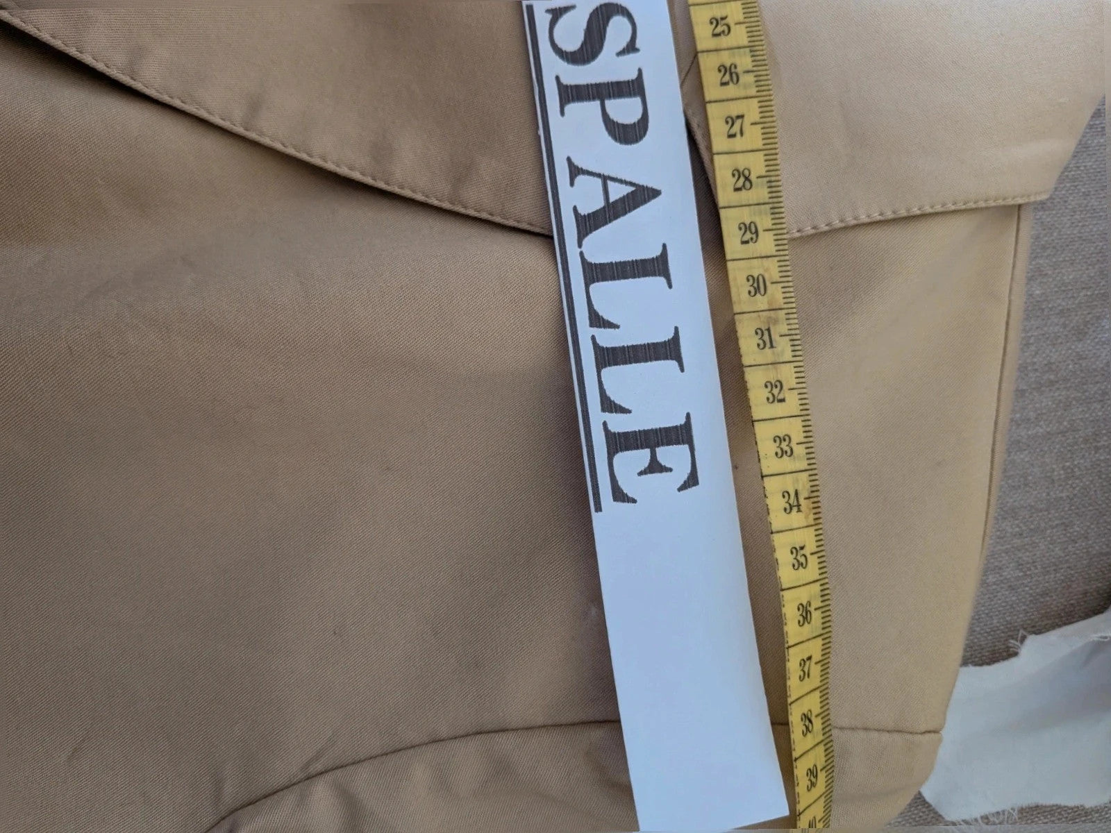 Les Deux beige skirt suit with tailored finish and quality cotton-lycra blend.