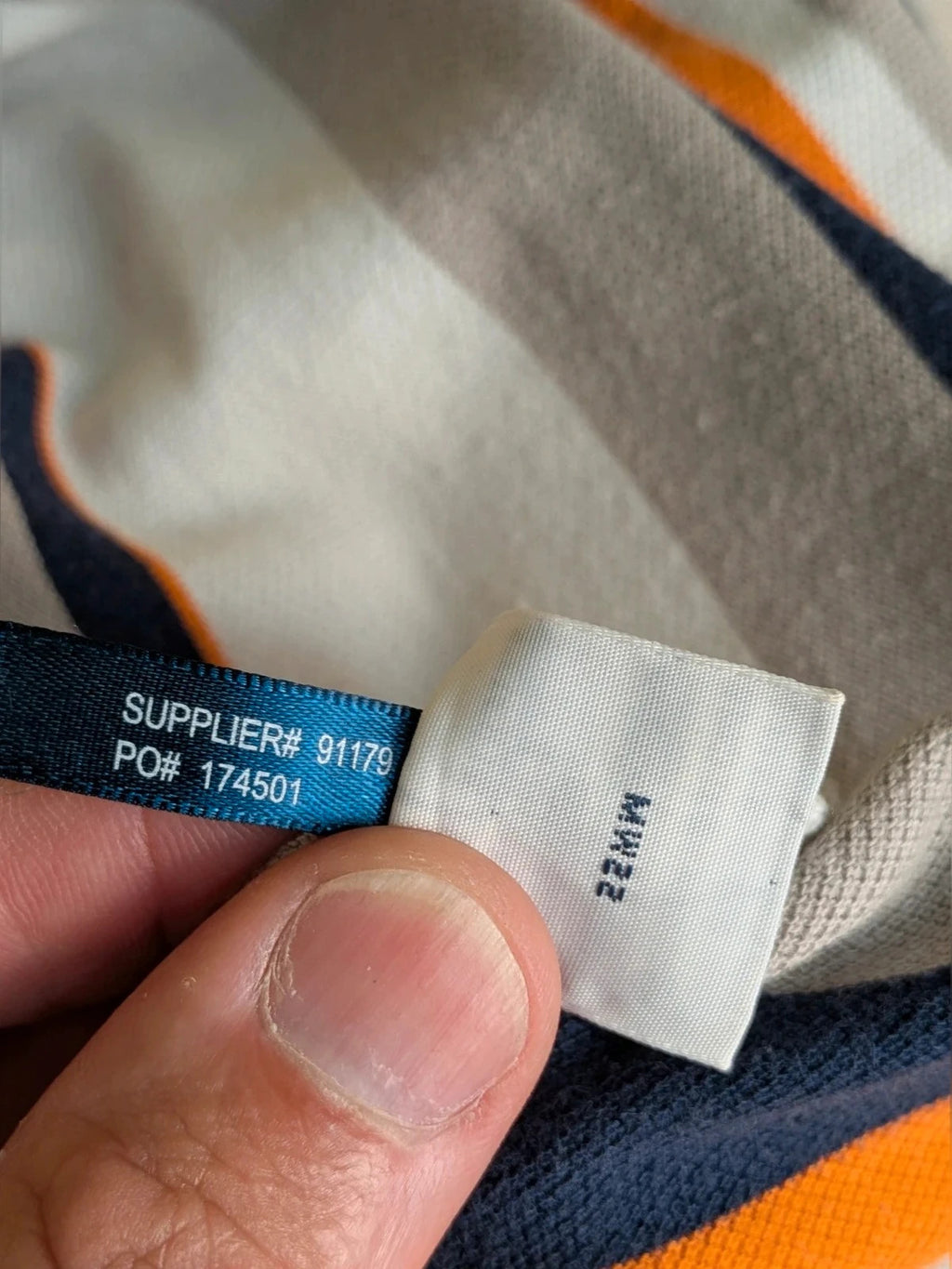 Polo Ralph Lauren multi-coloured polo shirt with horizontal stripes and embroidered logo.