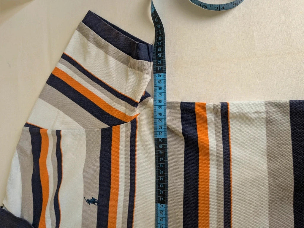 Polo Ralph Lauren multi-coloured polo shirt with horizontal stripes and embroidered logo.