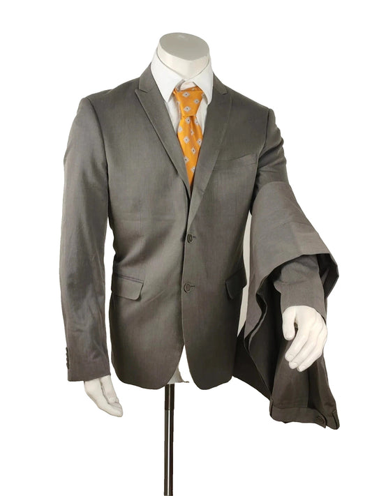 Abito uomo Conbipel grigio in misto cotone, giacca e pantalone