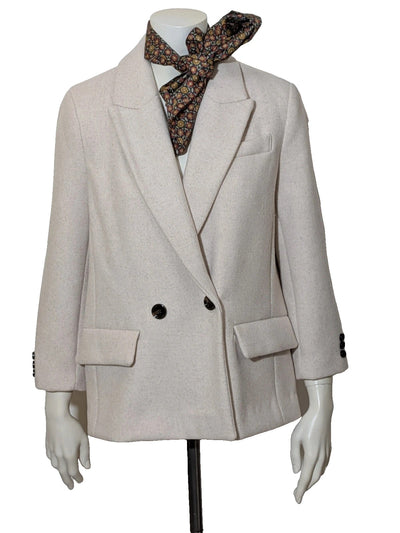 Cappottino / Blazer doppiopetto OVS panna - Tg. S