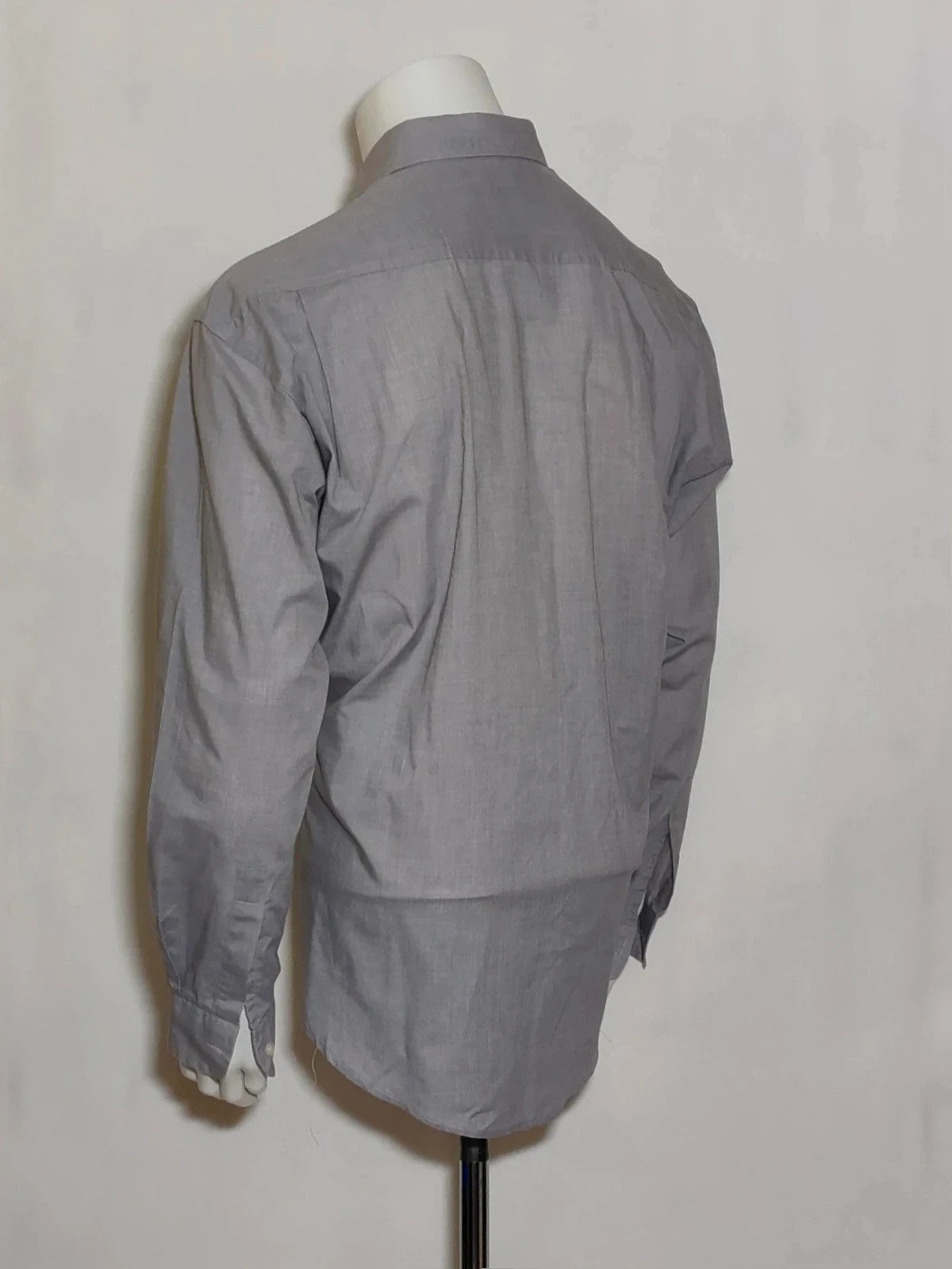 Baker grey men's shirt with subtle design details, perfect for versatile styling.