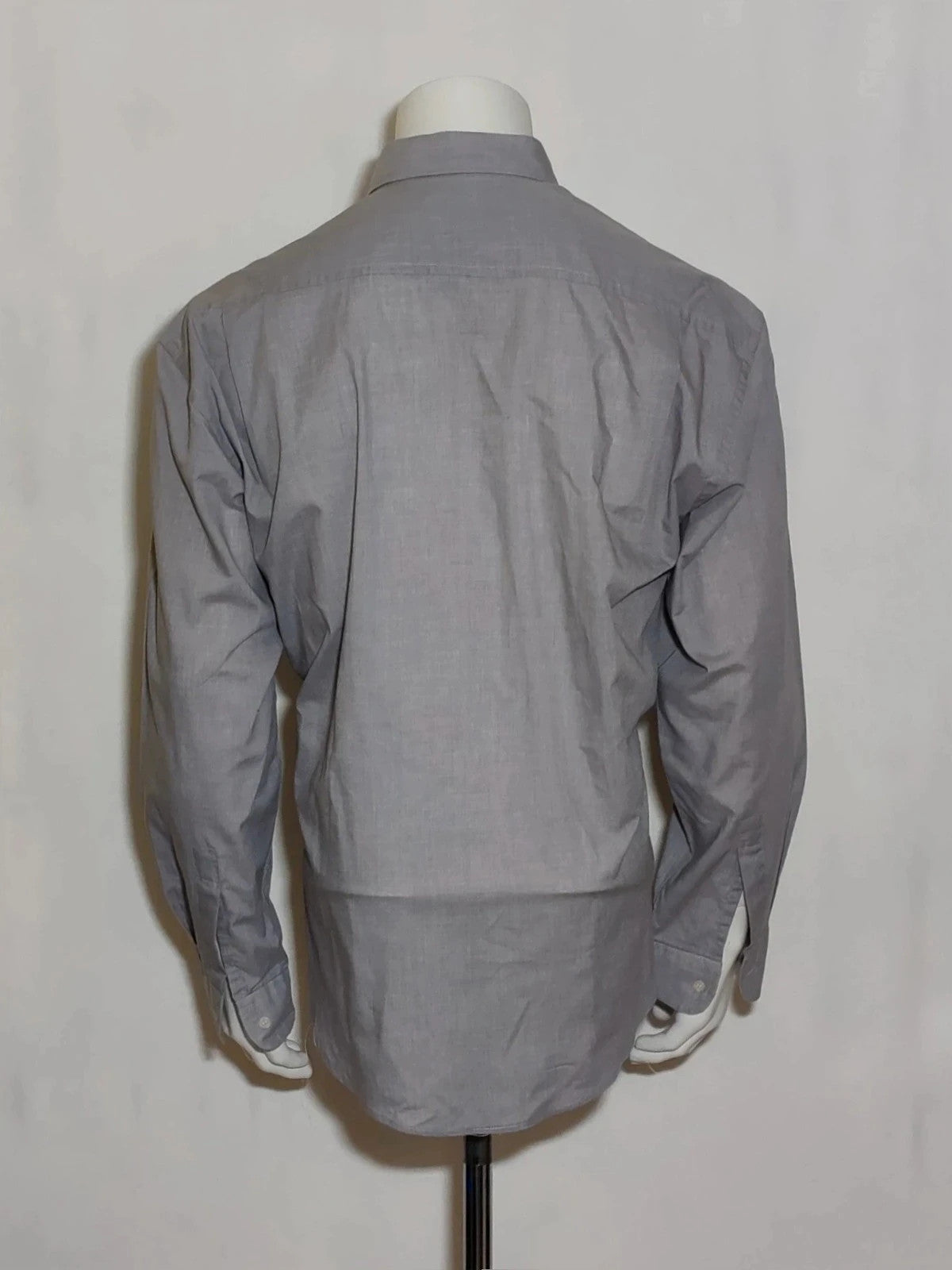 Baker grey men's shirt with subtle design details, perfect for versatile styling.