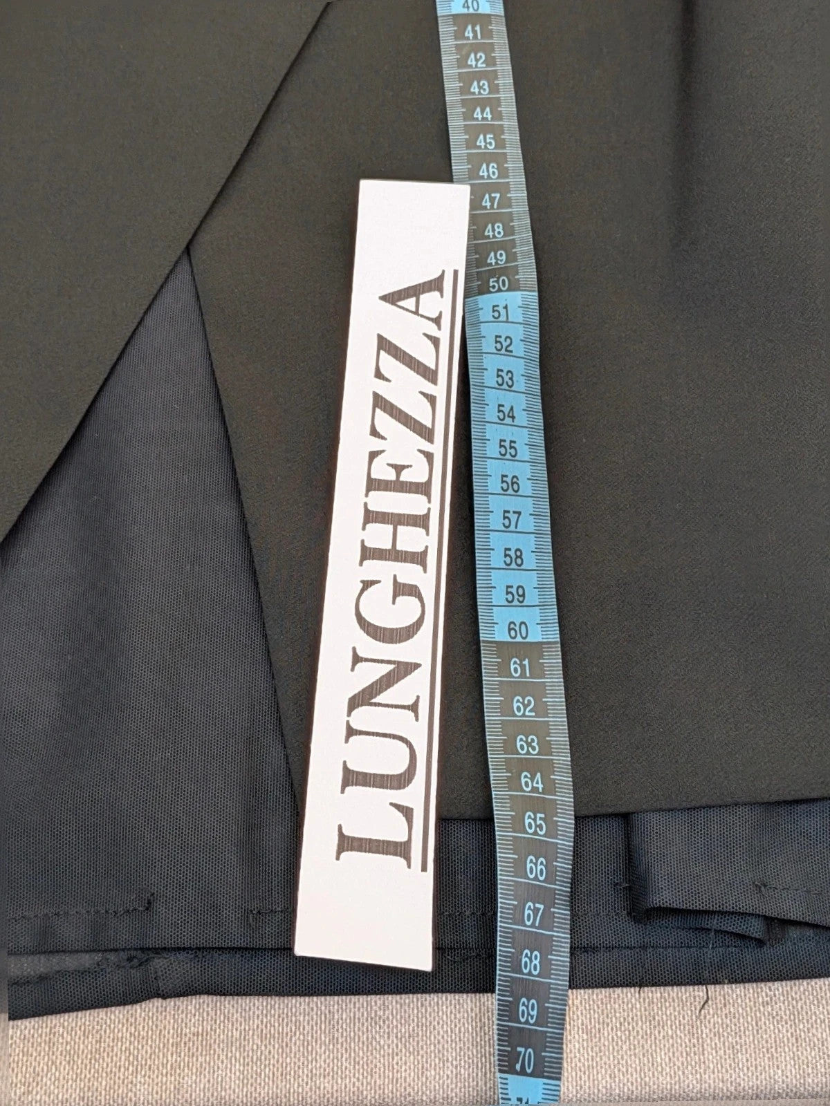 M-Made in Italy floral blazer blue and black with balloon sleeves and gold buttons.