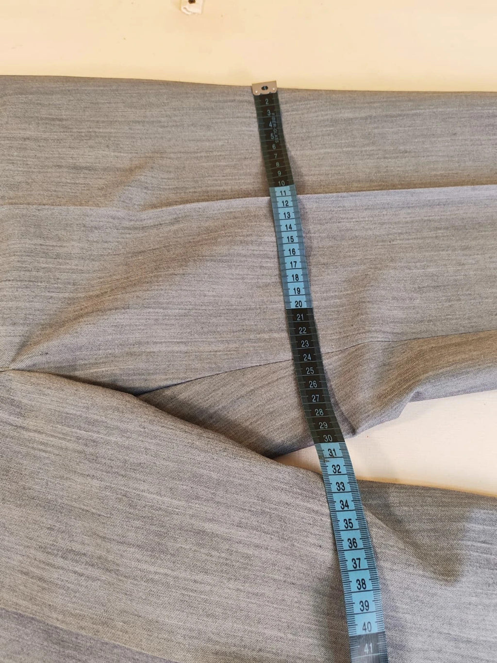 linea grey vintage jacket two-button design with West Germany label and melange fabric
