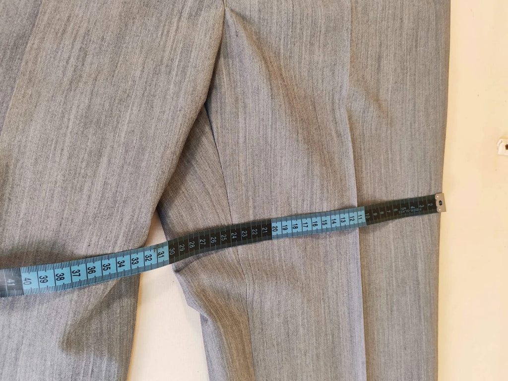 linea grey vintage jacket two-button design with West Germany label and melange fabric