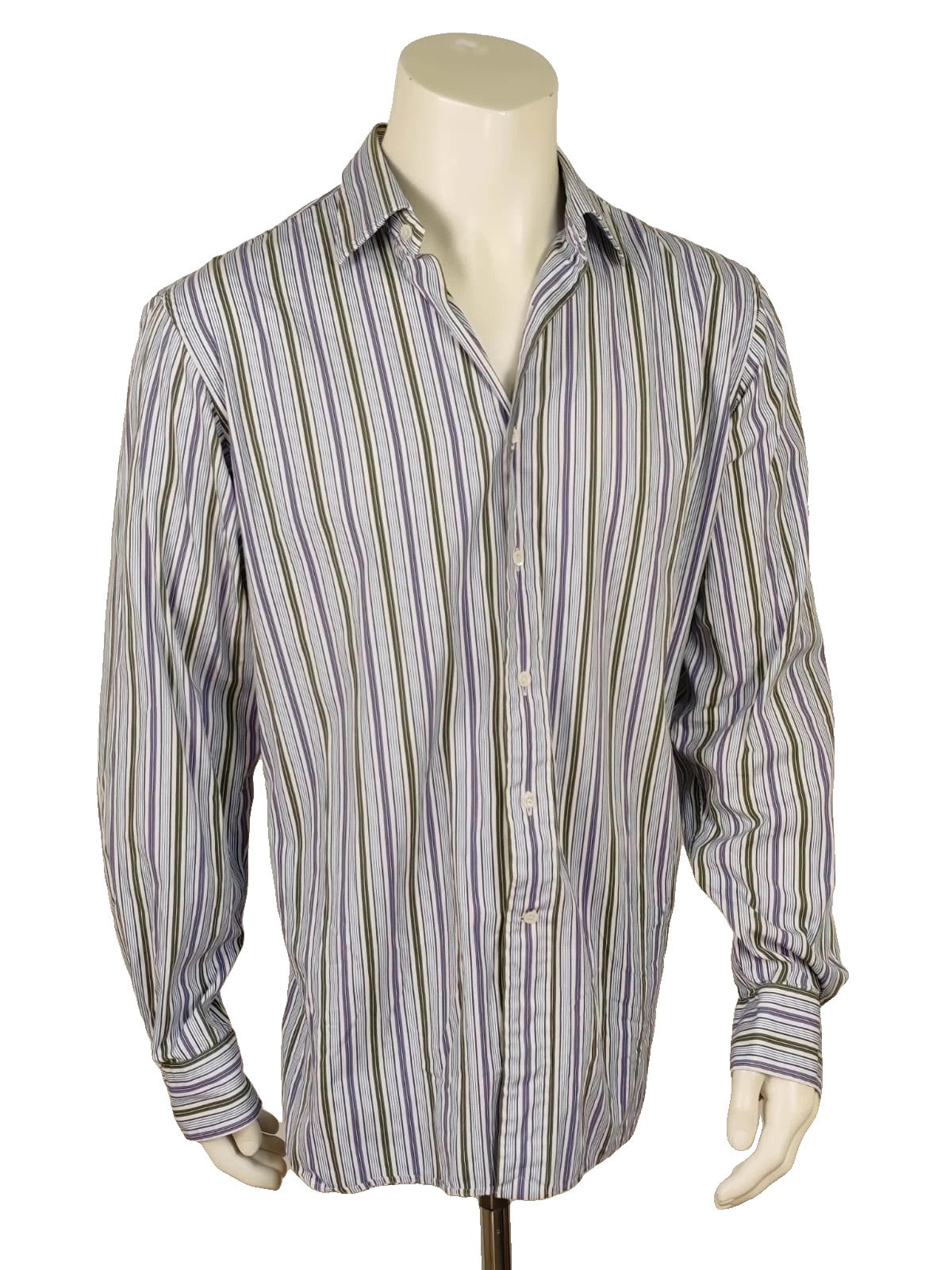 Polo Ralph Lauren multicolour striped shirt with slim fit and logo detail.