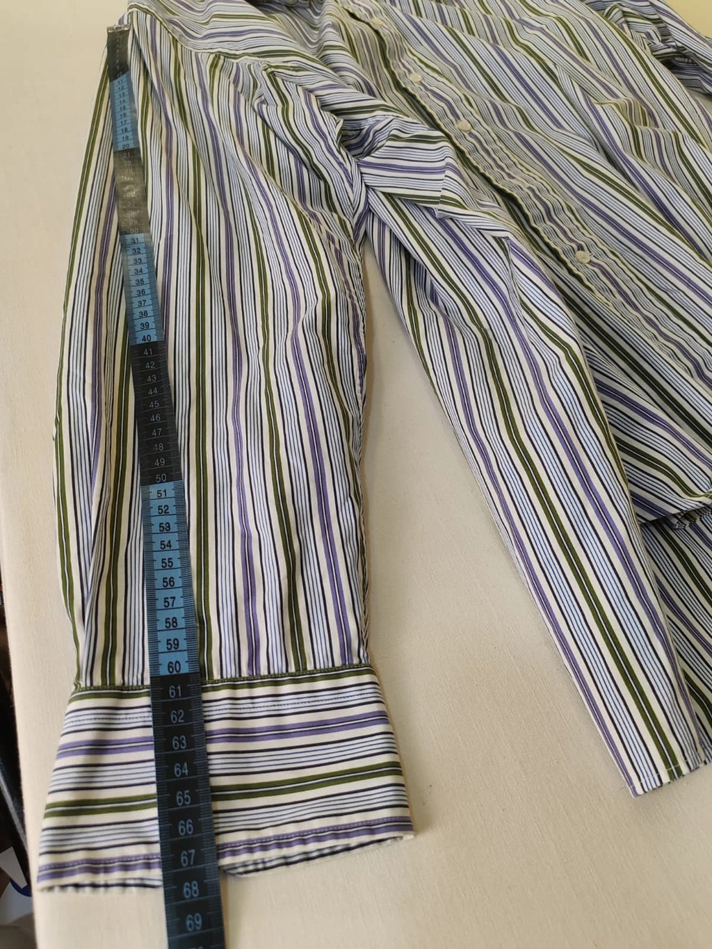 Polo Ralph Lauren multicolour striped shirt with slim fit and logo detail.