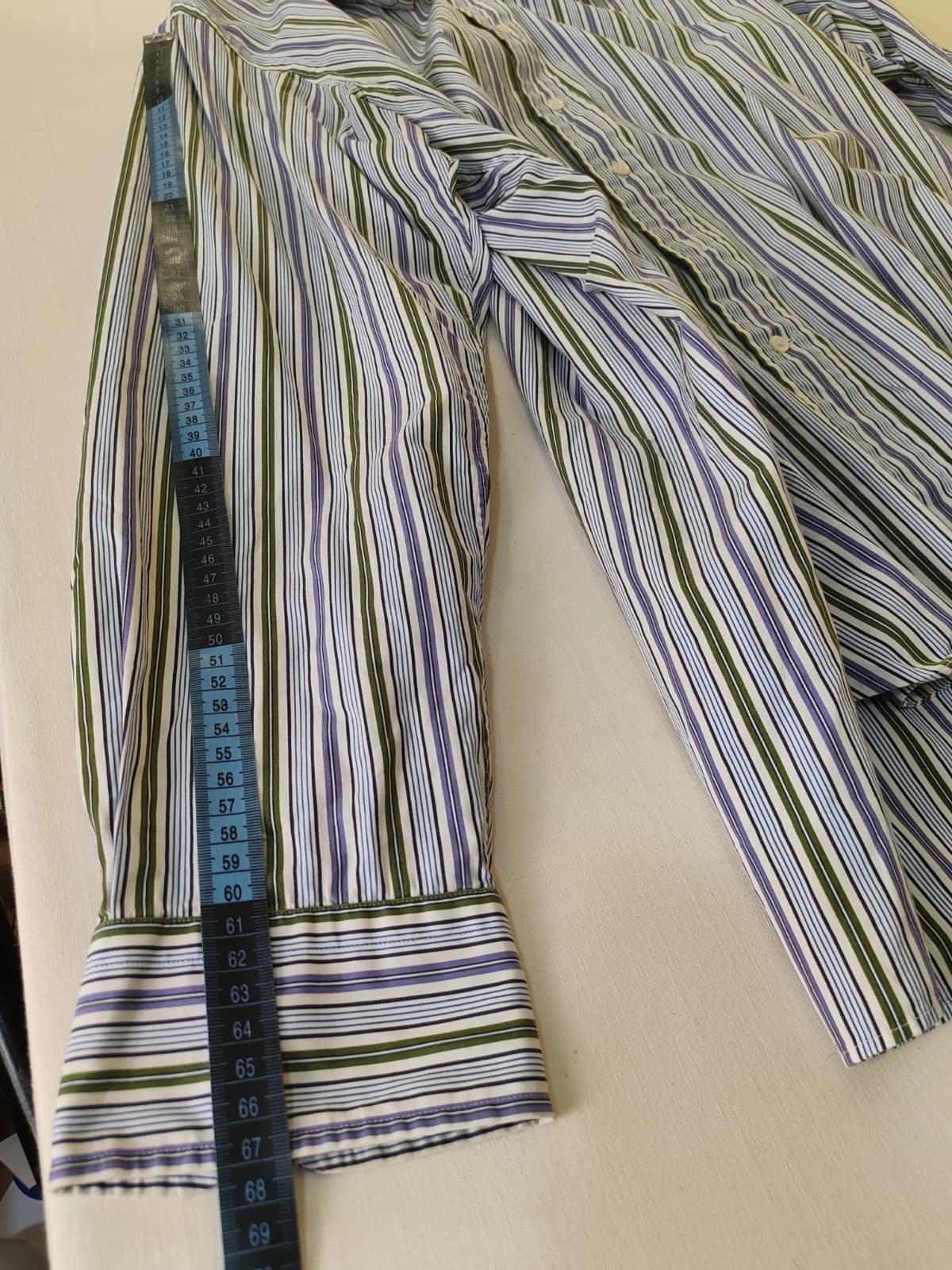 Polo Ralph Lauren multicolour striped shirt with slim fit and logo detail.