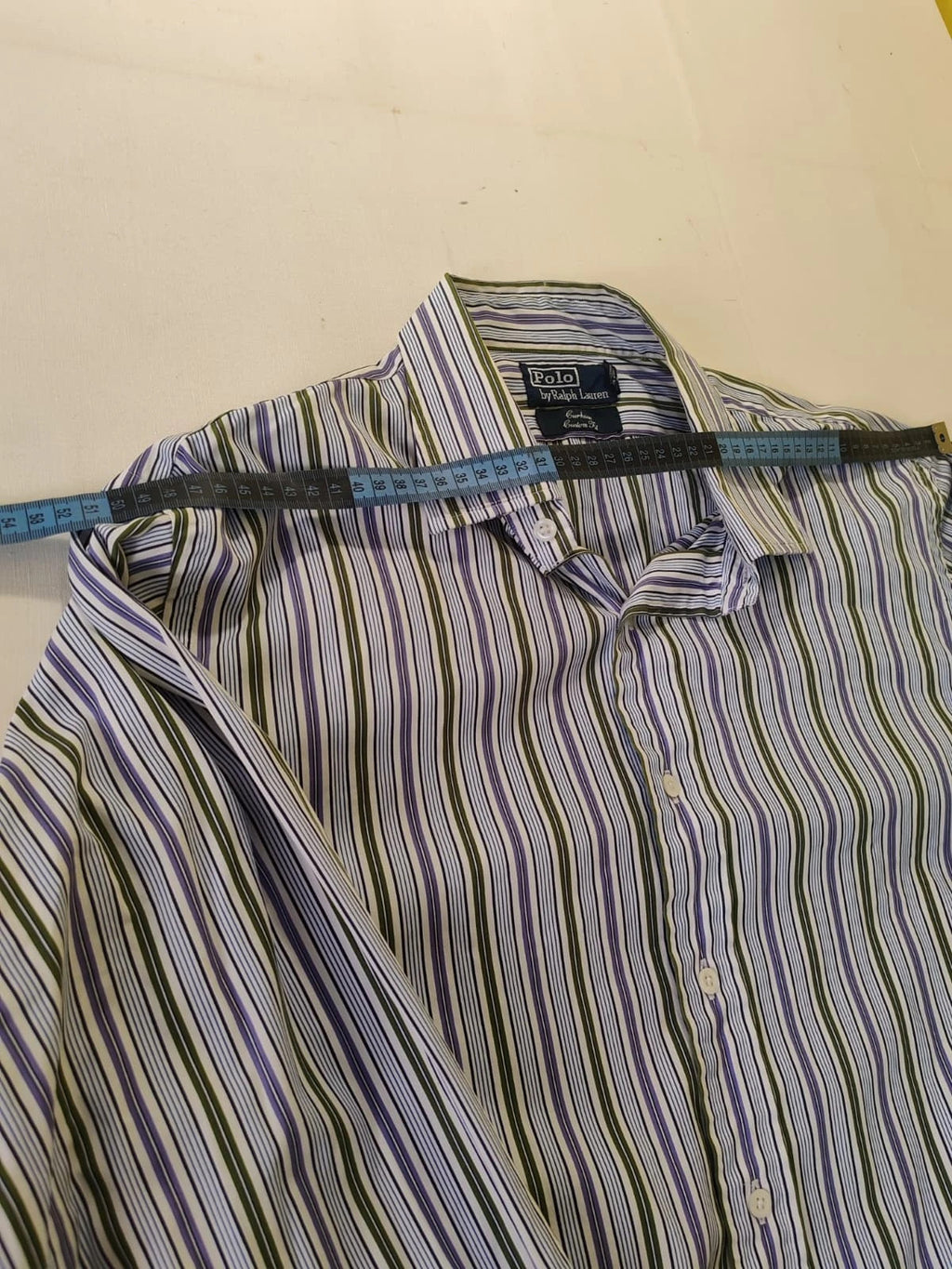 Polo Ralph Lauren multicolour striped shirt with slim fit and logo detail.