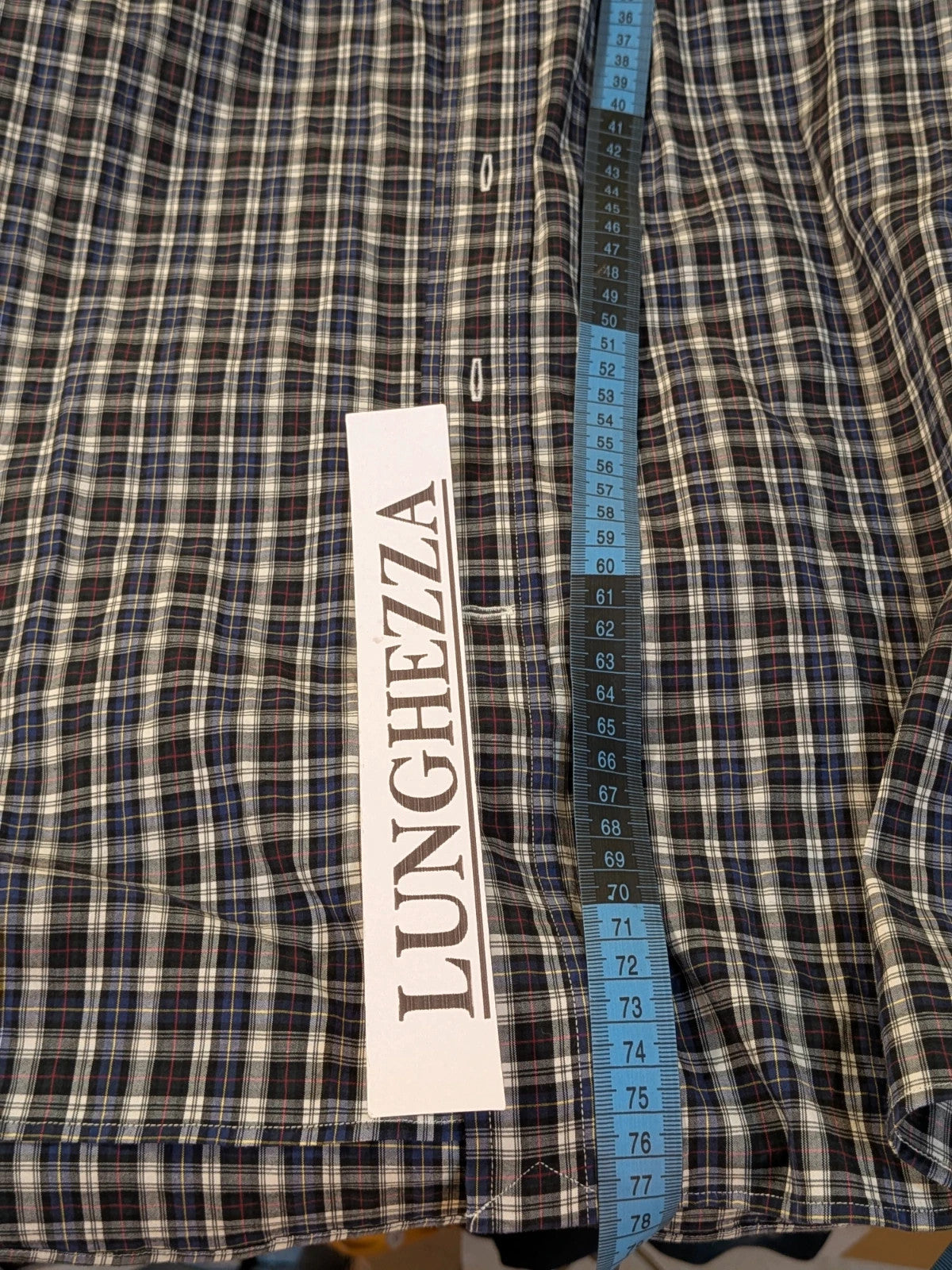 Polo Ralph Lauren black and grey checkered shirt with embroidered pony logo and button-down collar.