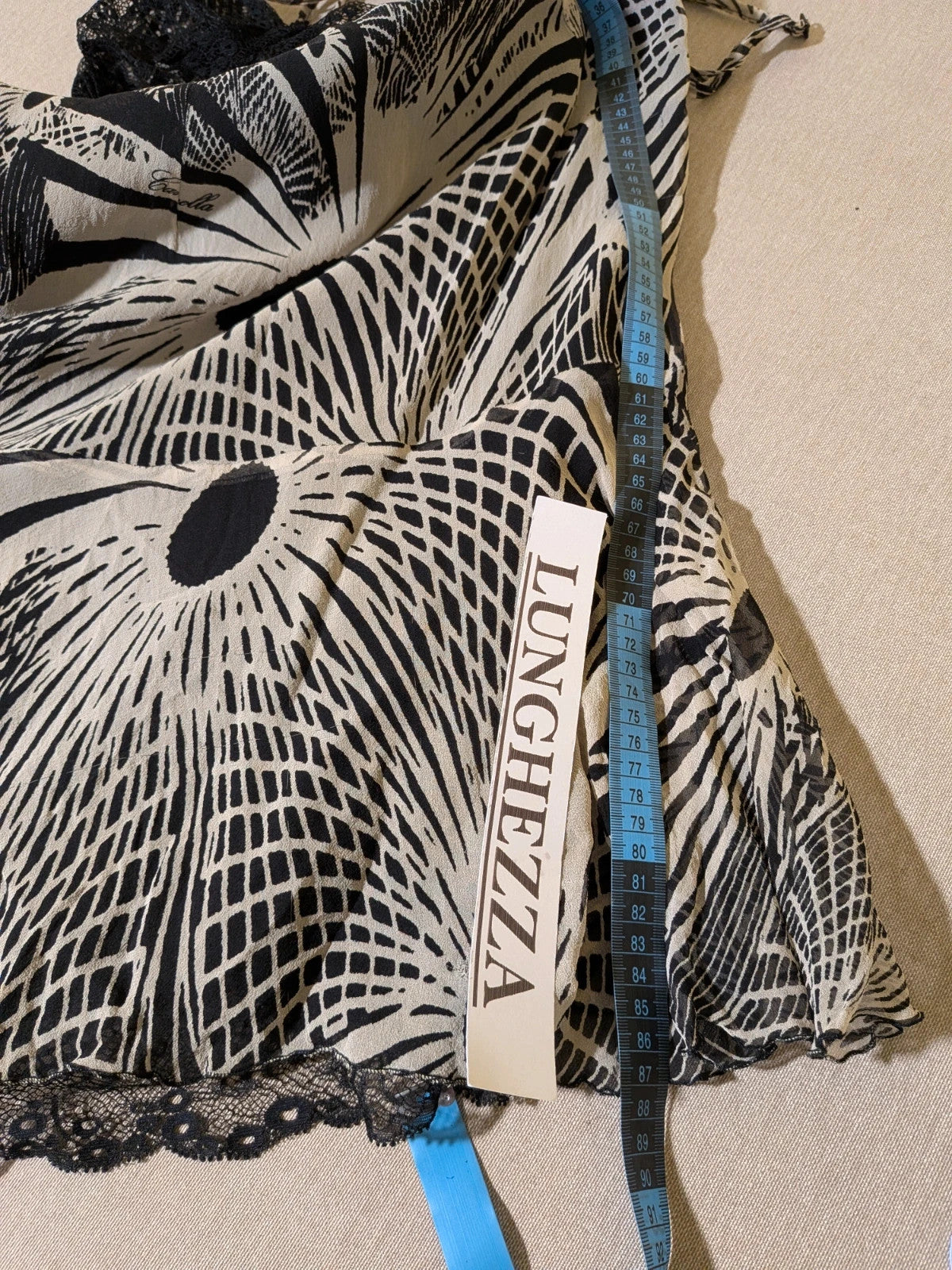 Abito Cannella in seta e pizzo - foto 8