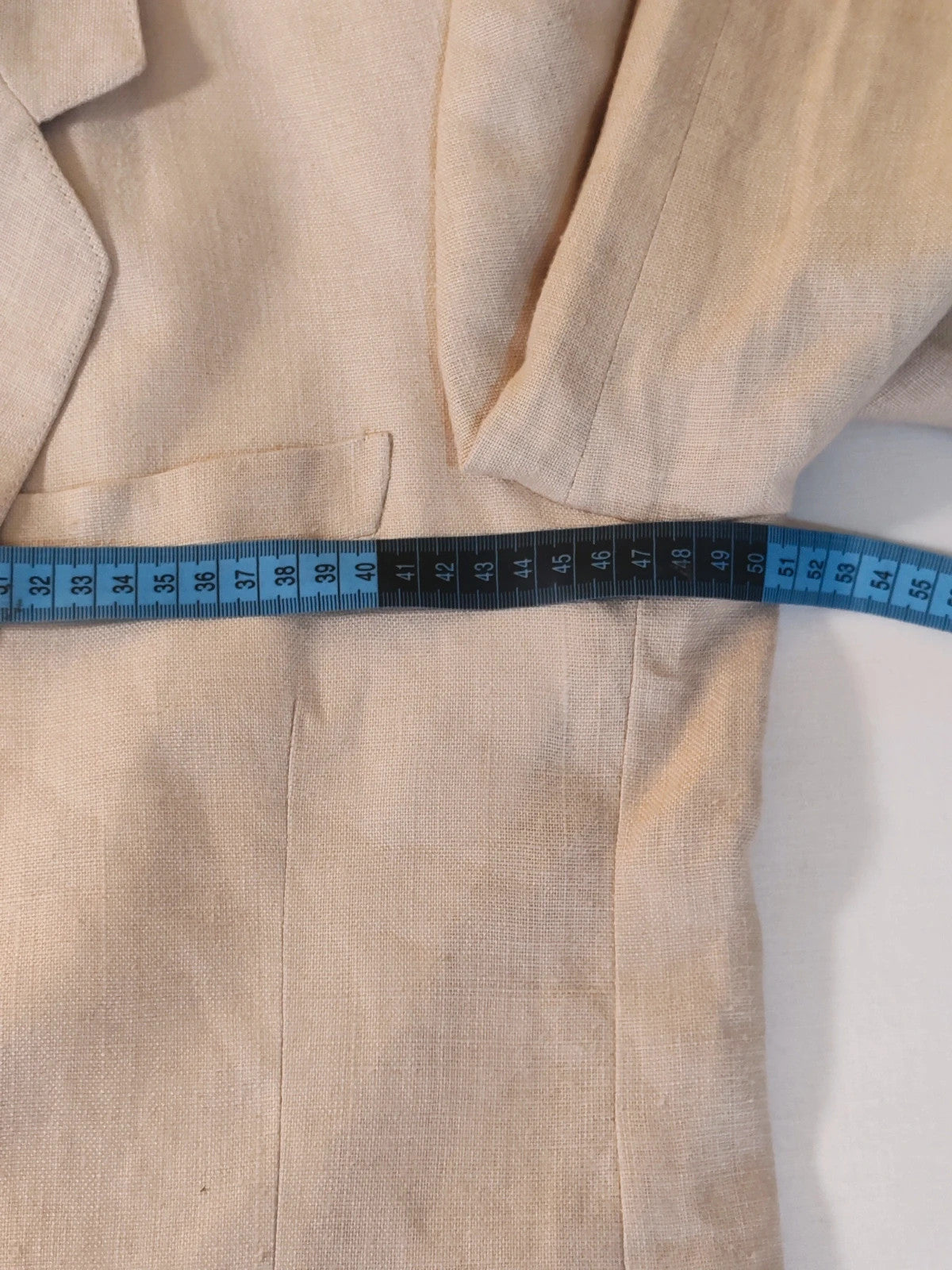 Completo uomo Linea Simonetti in lino beige - foto 9