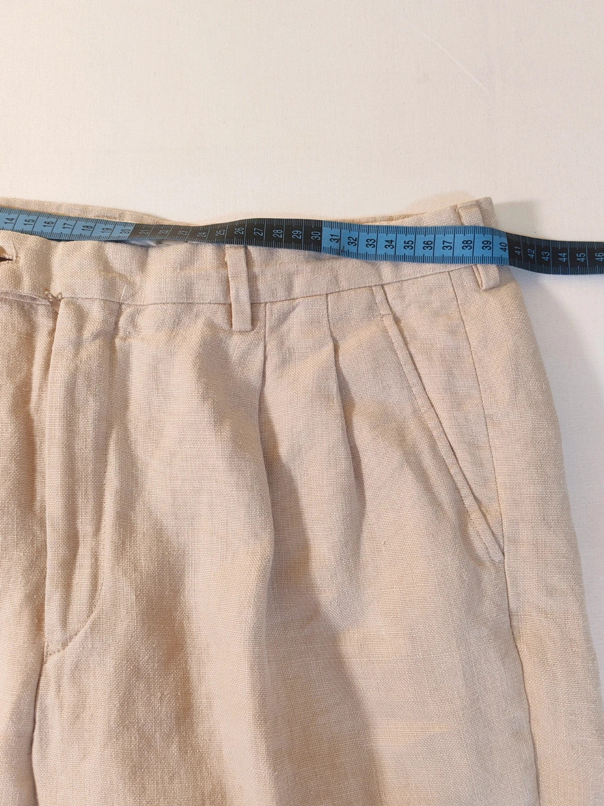Completo uomo Linea Simonetti in lino beige - foto 12