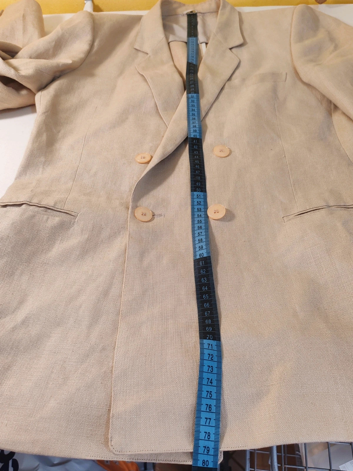 Completo uomo Linea Simonetti in lino beige - foto 11