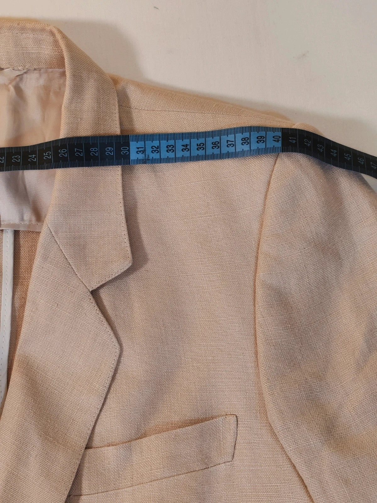 Completo uomo Linea Simonetti in lino beige - foto 8