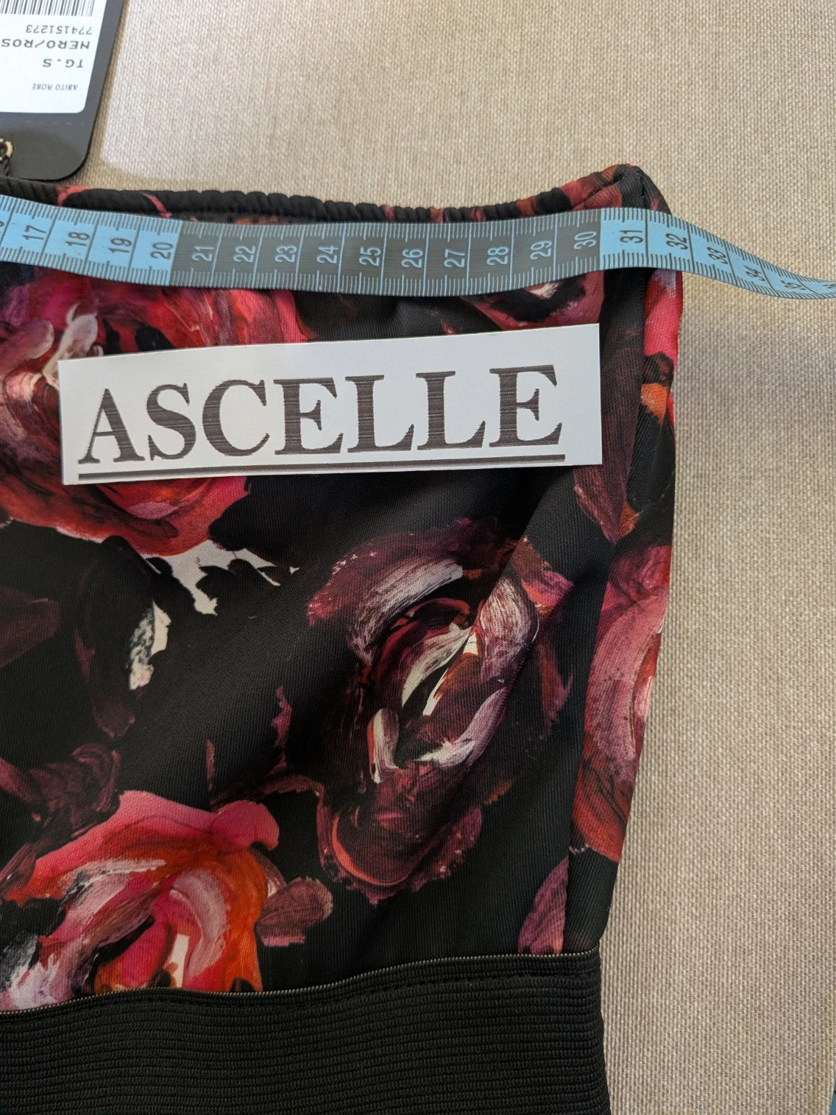 Abito a fascia Artigli floreale a rose - foto 4