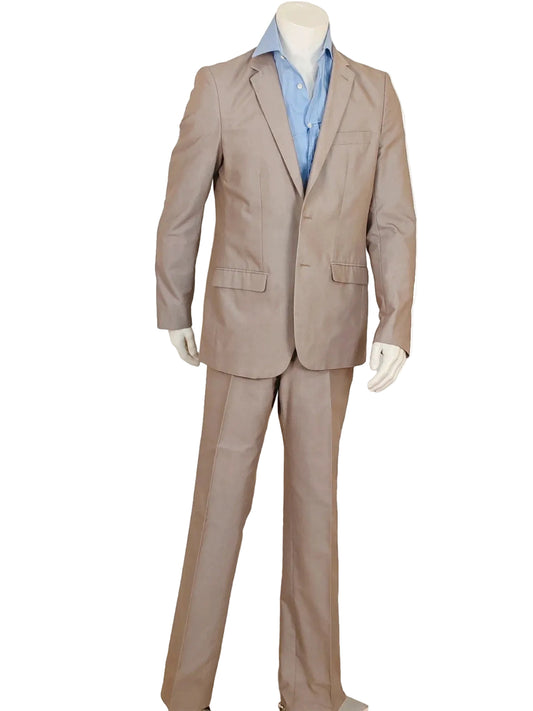 Completo uomo Zara Man beige tortora - foto 2
