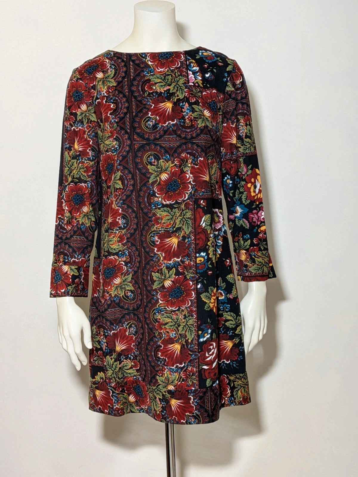 Abito donna Extesa in velluto floreale paisley - foto 1