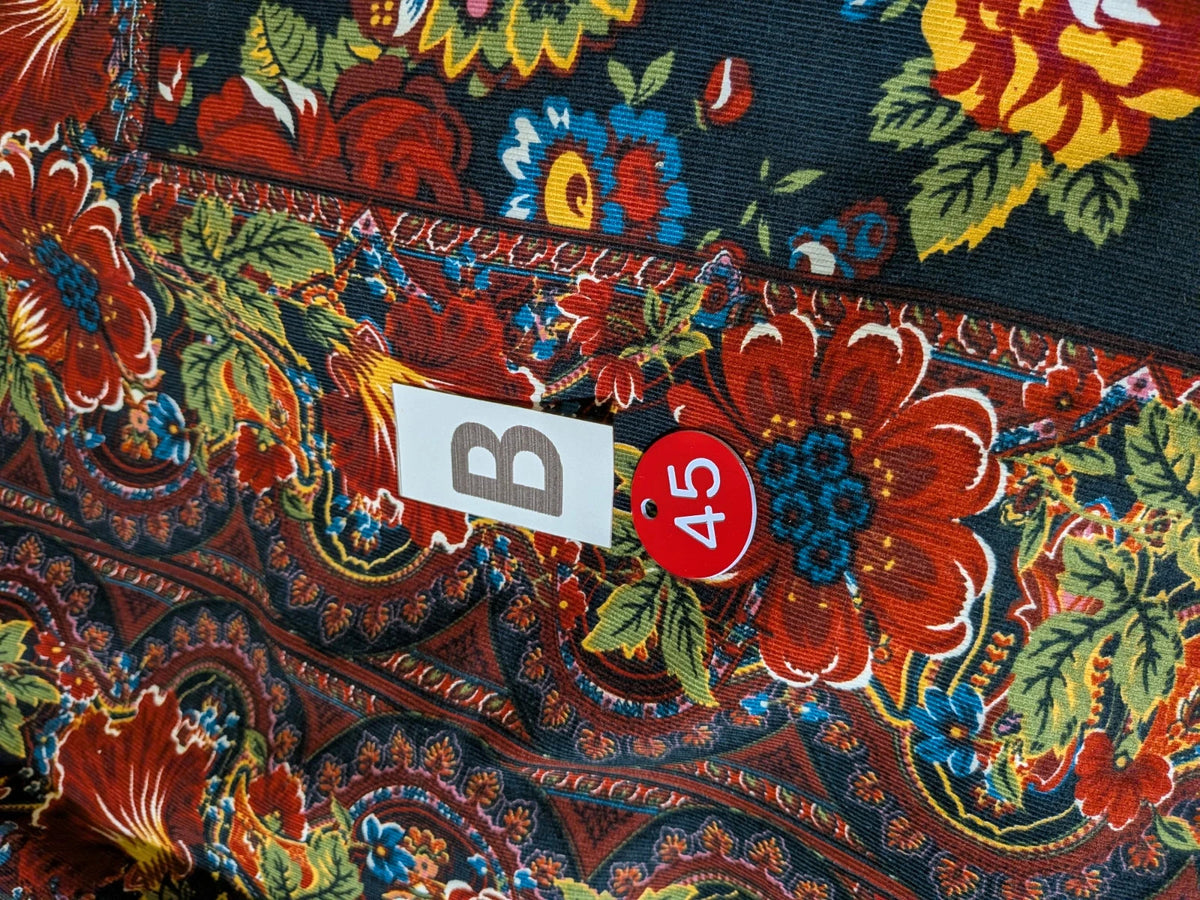 Abito donna Extesa in velluto floreale paisley - foto 7