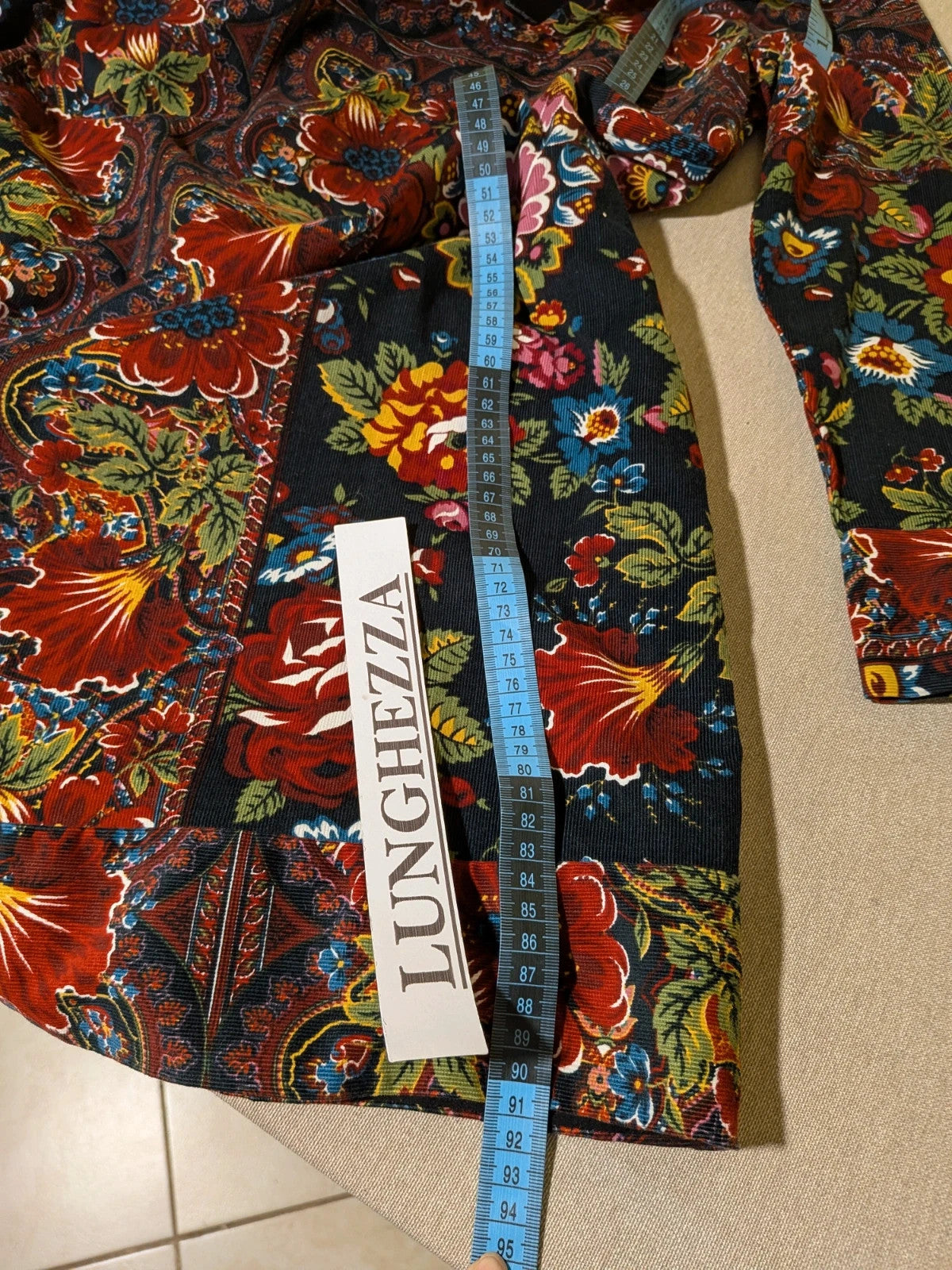 Abito donna Extesa in velluto floreale paisley - foto 6