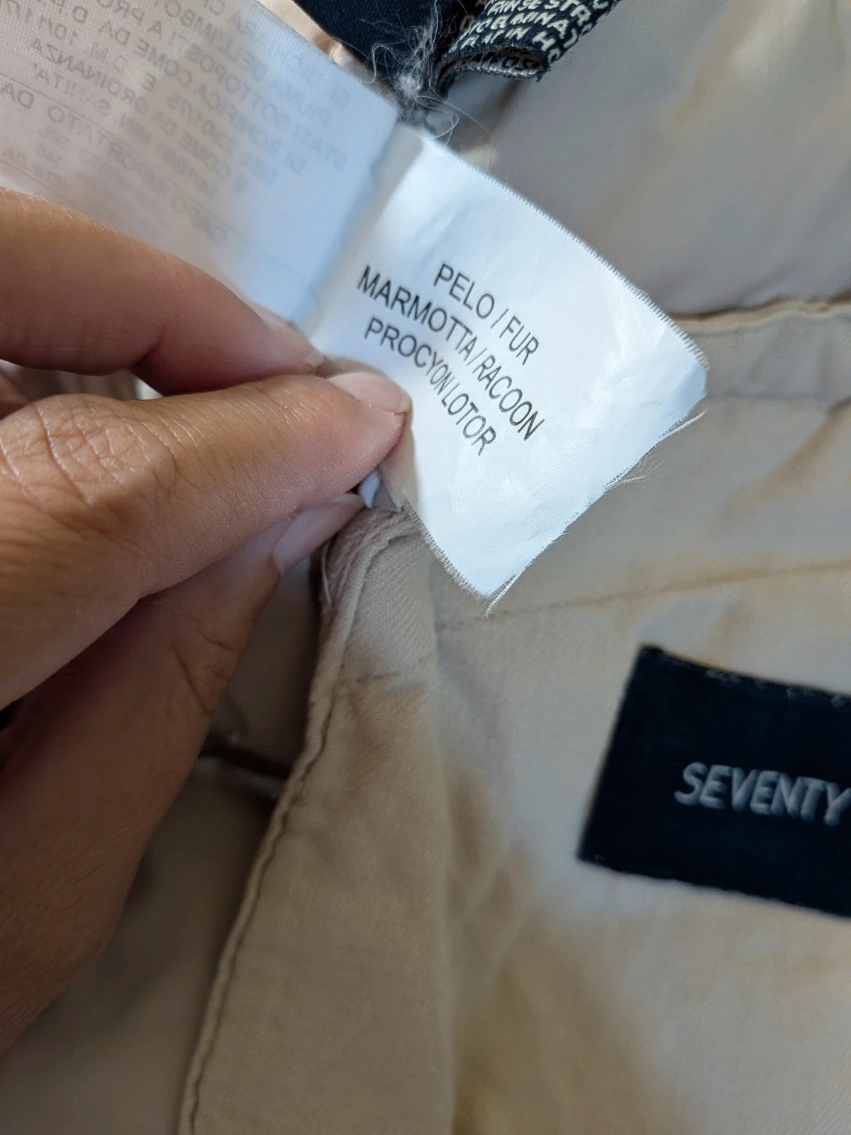 Piumino donna Seventy beige sabbia - foto 14