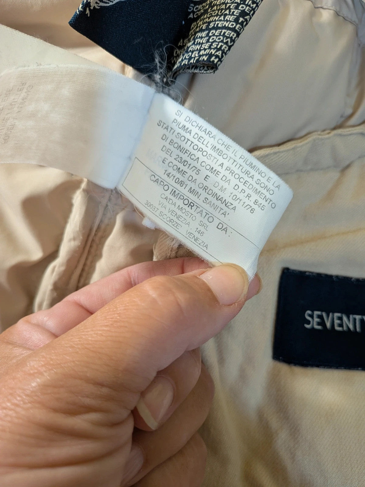 Piumino donna Seventy beige sabbia - foto 15