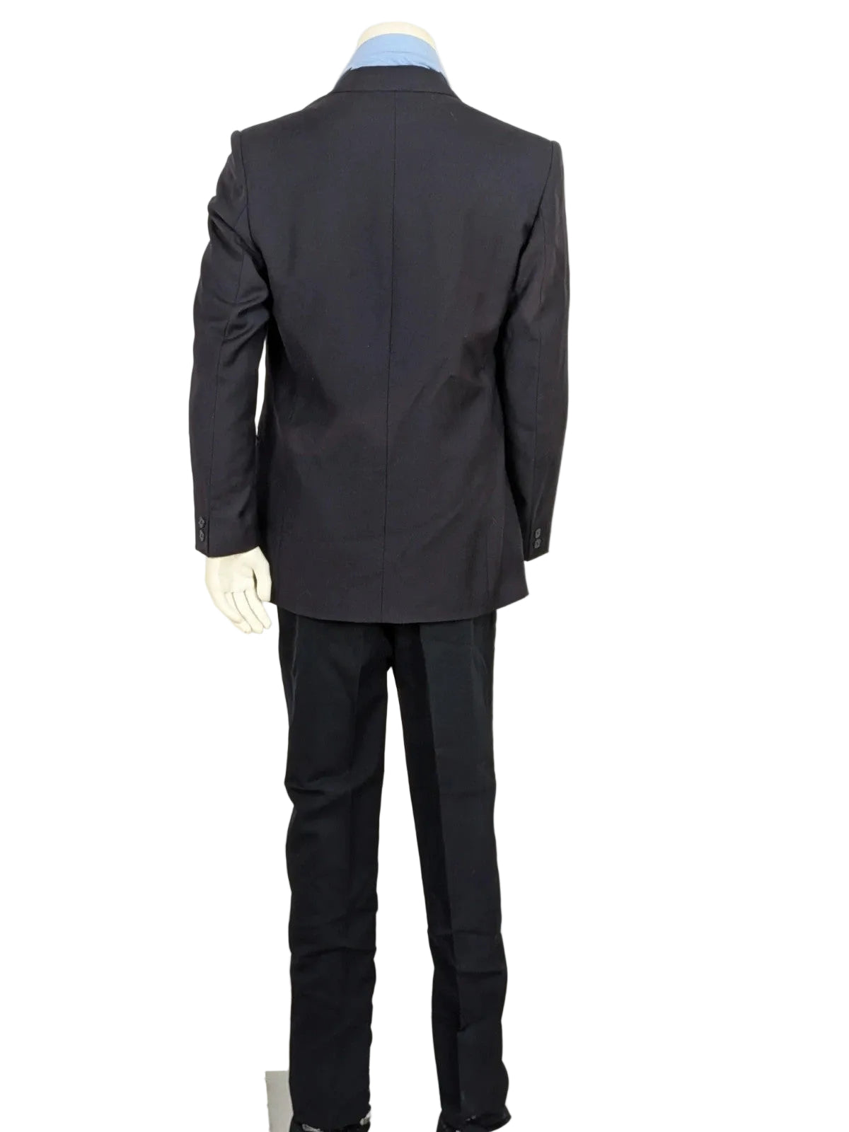 Pura Lana Vergine navy jacket double-breasted with original CDG Divise tag.