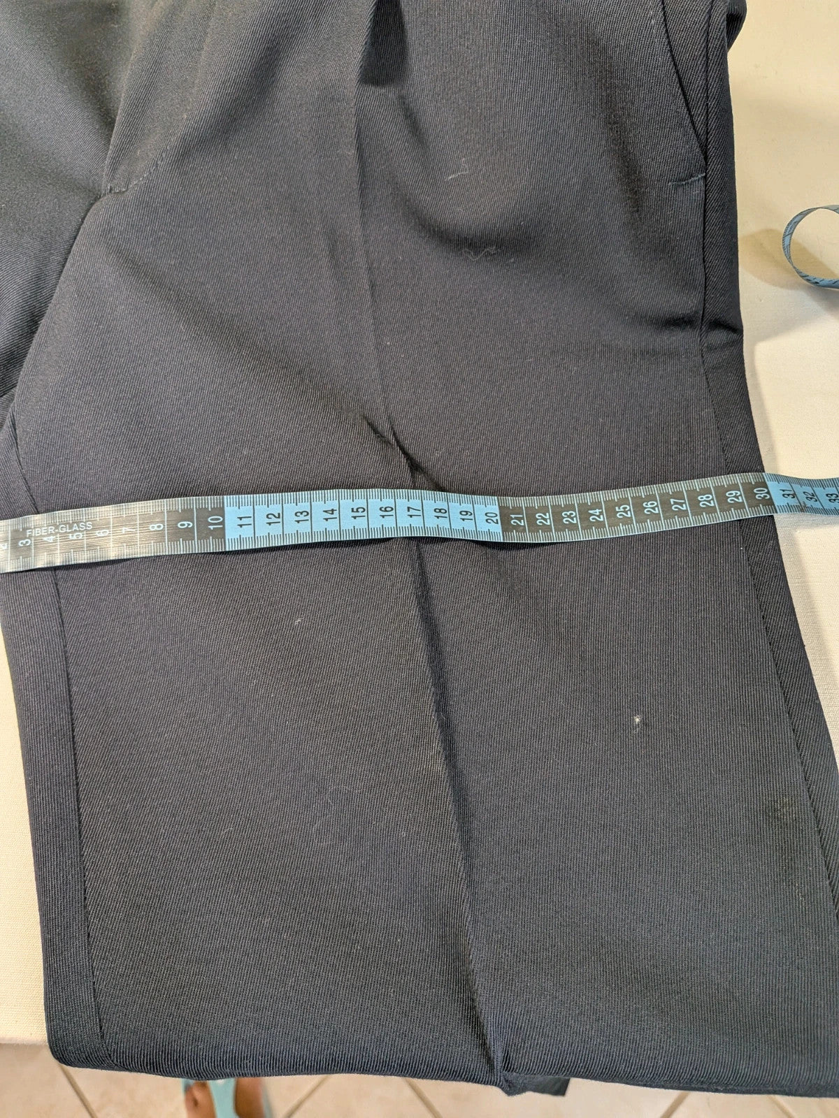Pura Lana Vergine navy jacket double-breasted with original CDG Divise tag.