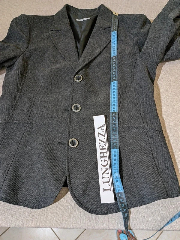 Tailleur Pantalone Antracite Made in Italy