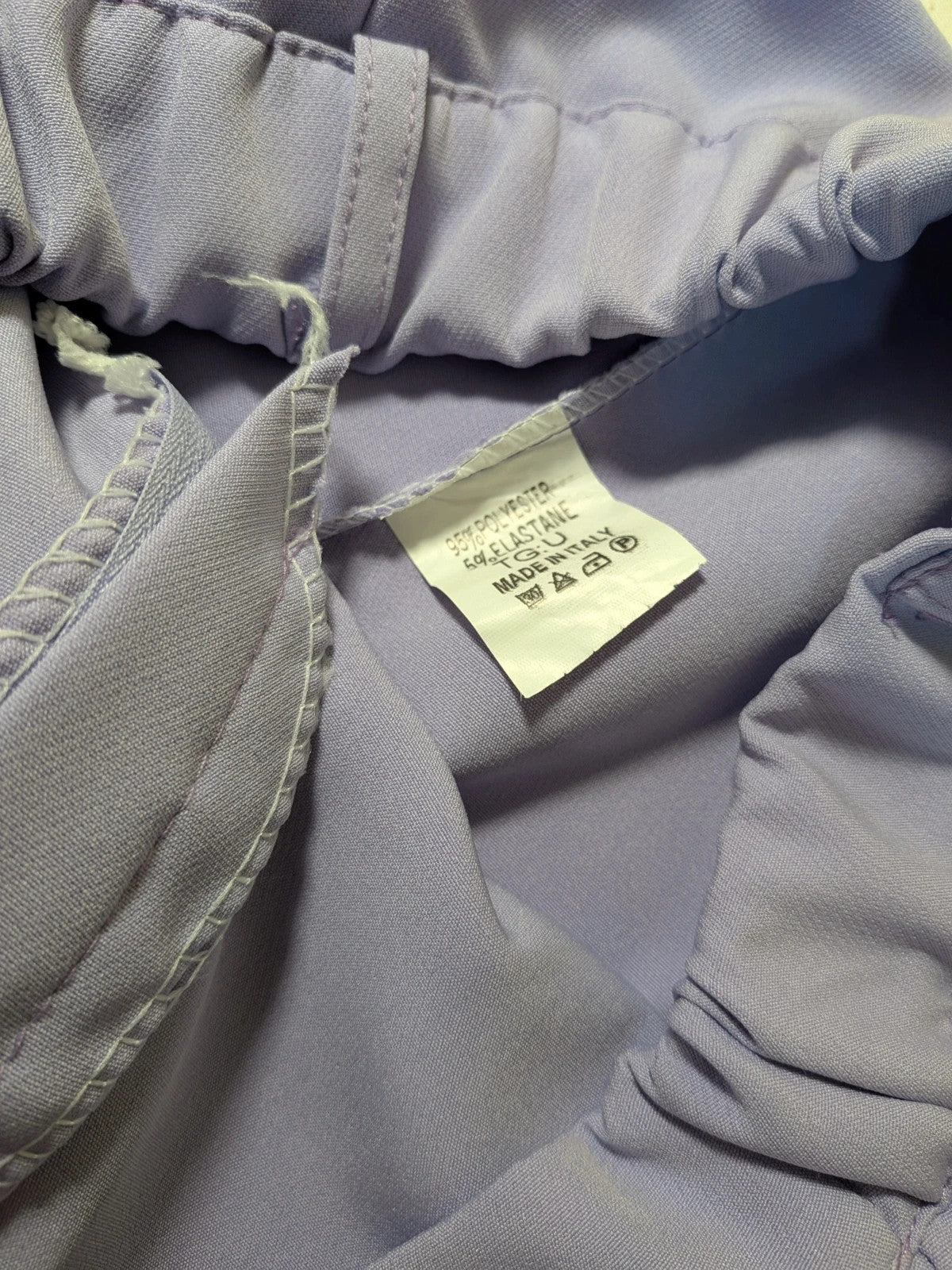 New Collection purple pants tailored design with classic pockets and high waist.