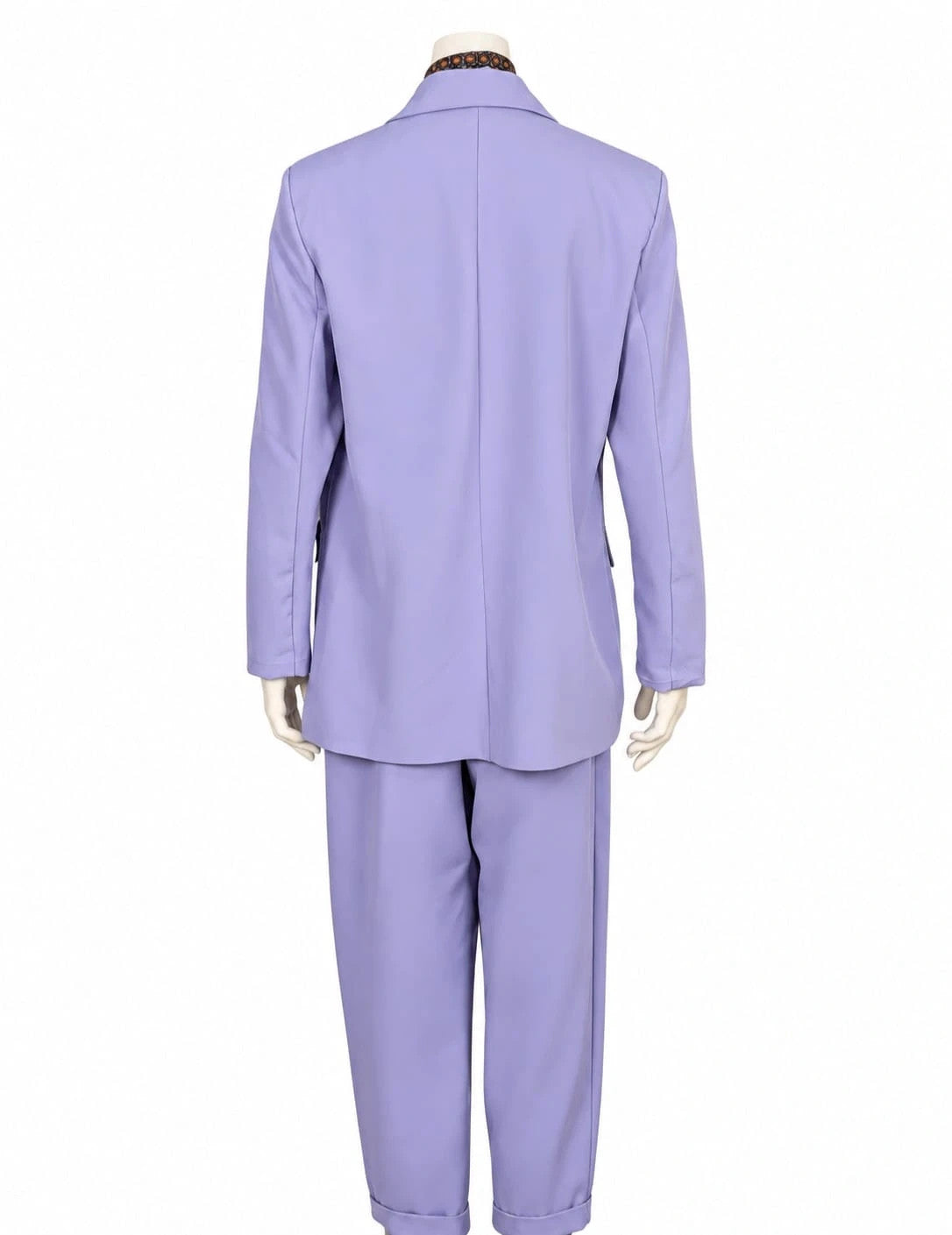 New Collection purple pants tailored design with classic pockets and high waist.