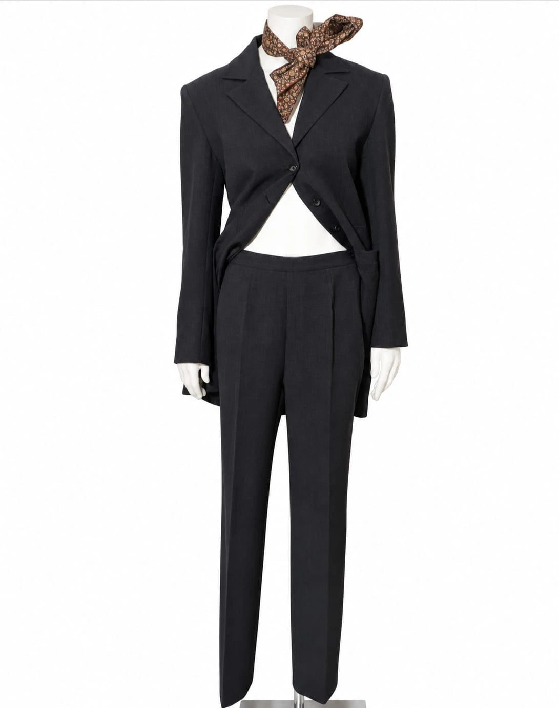 Tailleur Pantalone Pheder Studio Vintage Grigio Scuro