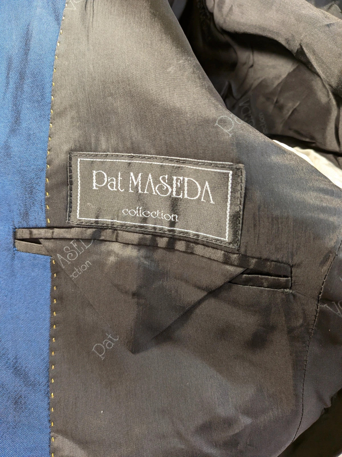 Abito uomo Pat Maseda Collection blu notte - foto 13