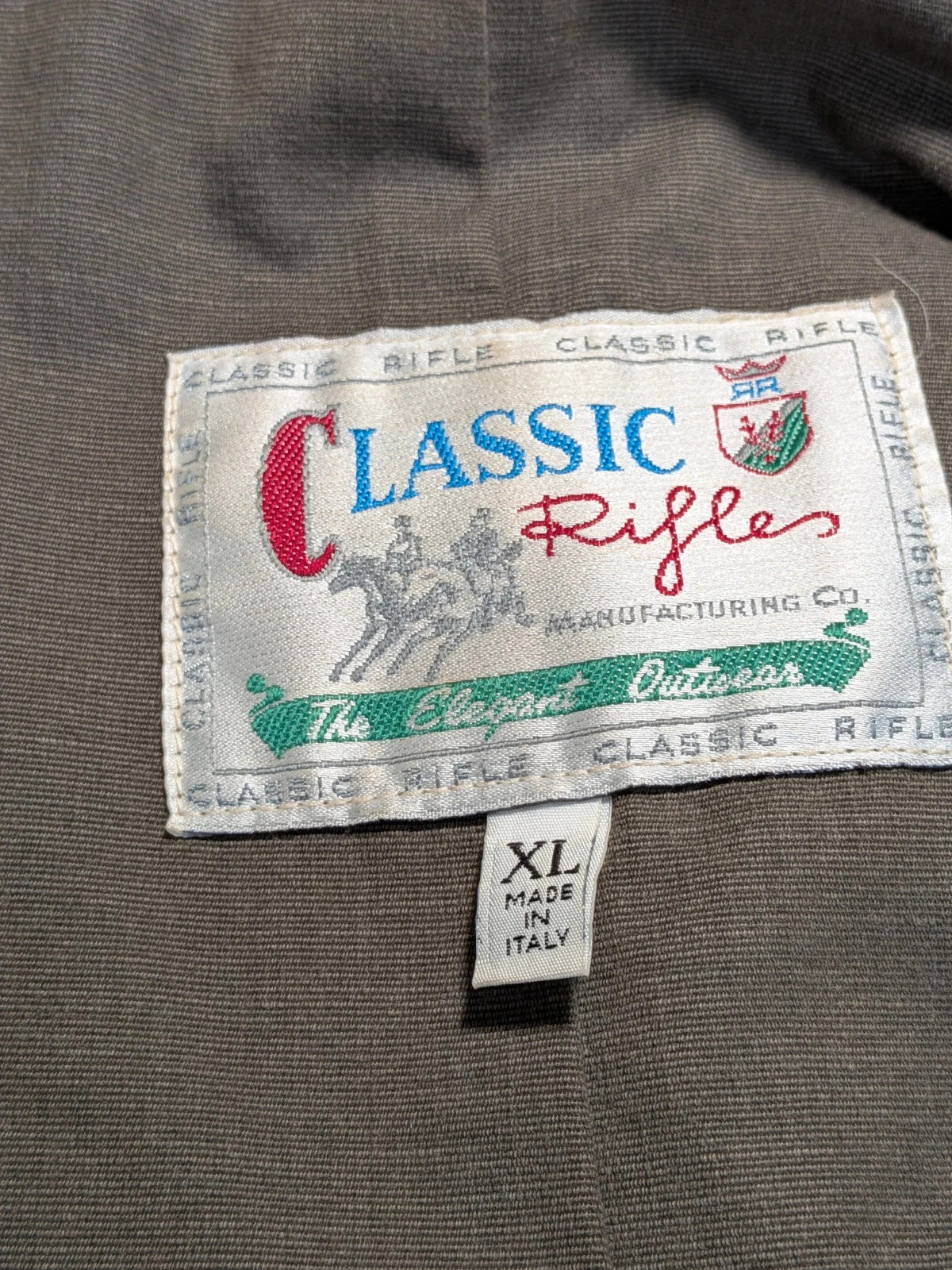 Trench uomo Rifle Classic marrone verde militare tg. XL - foto 4