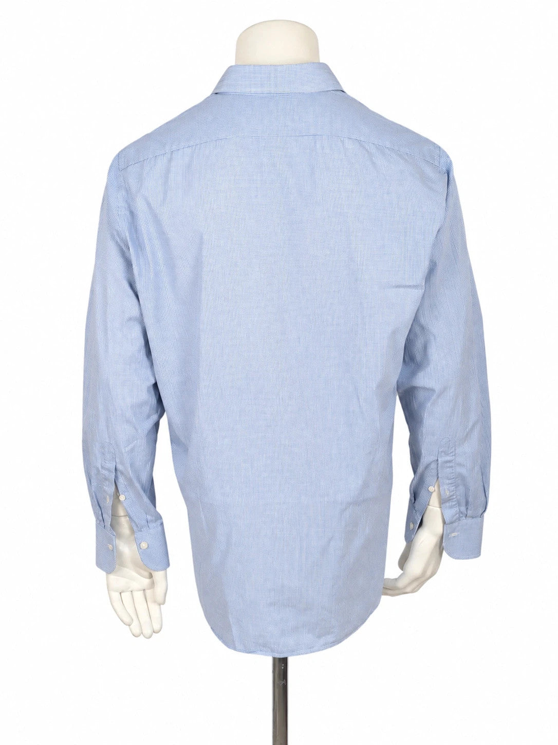 Camicia uomo Davide Cenci azzurra a quadretti tg. 44 - foto 2