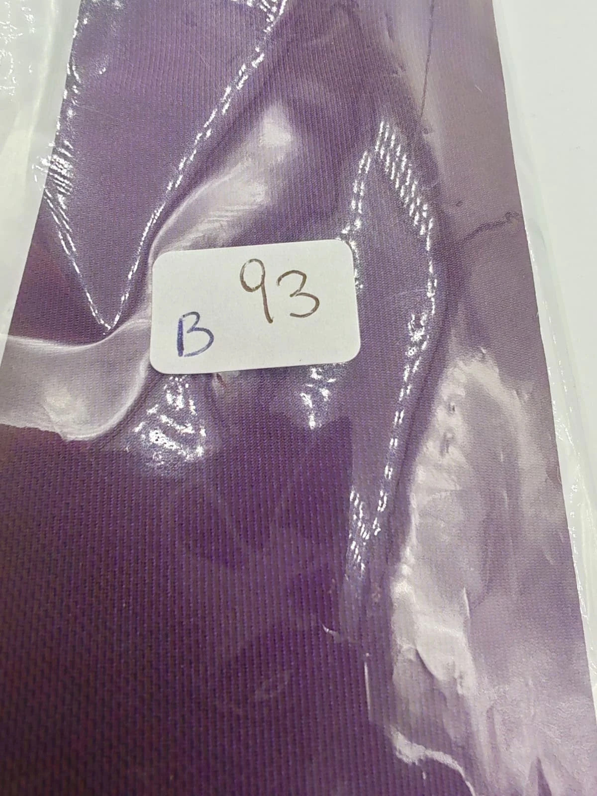 Cravatta Matteo Gi in seta viola tinta unita, Made in Italy - foto 8