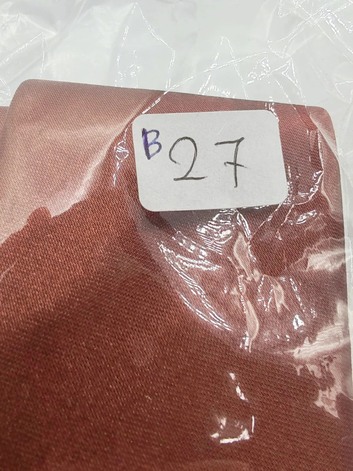 Cravatta uomo color rame tinta unita in poliestere, Made in Italy - foto 7