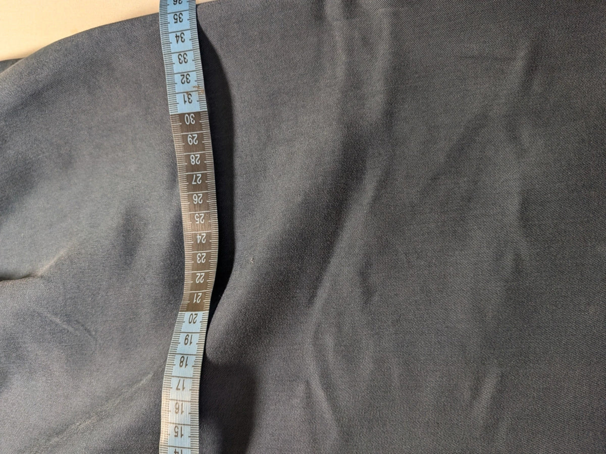 Abito uomo blu navy seta e lana - foto 15