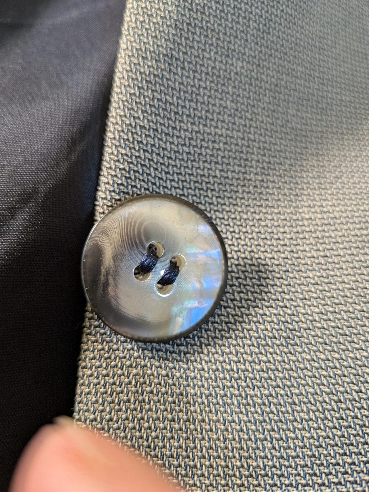 Tailleur donna vintage Ghita Milano grigio in lana e seta, giacca a tre bottoni e gonna dritta