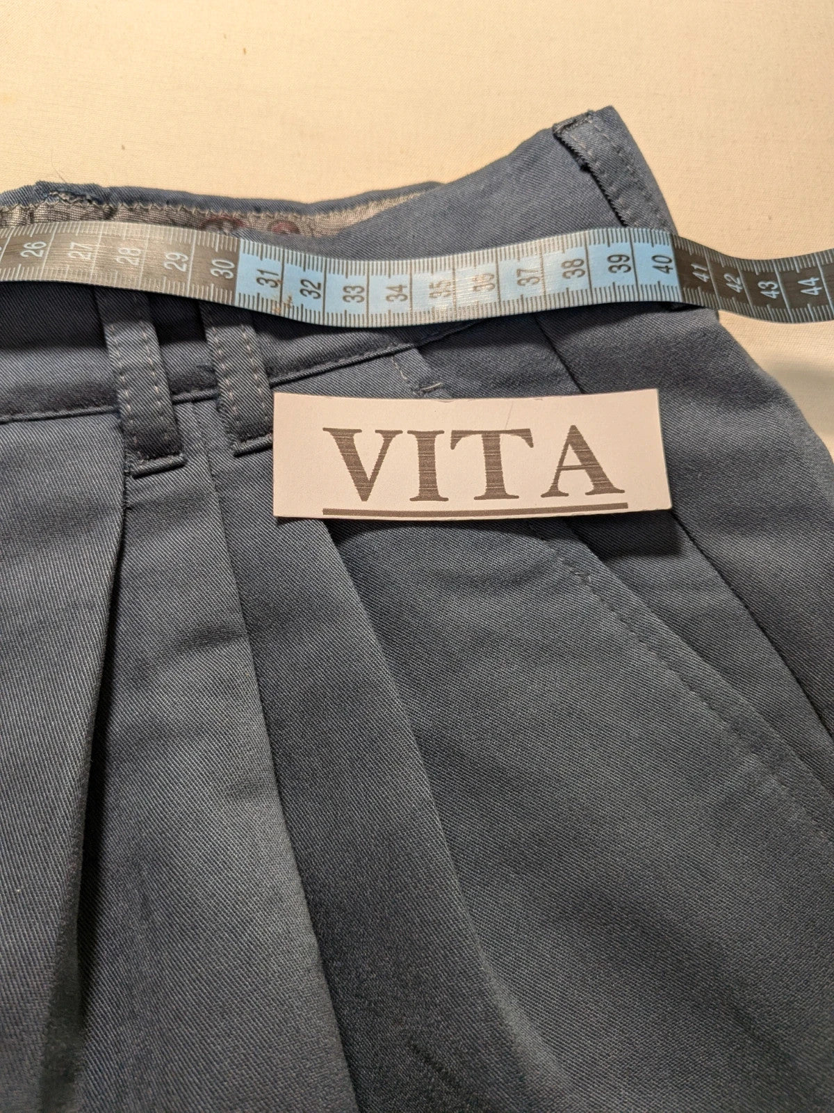 Abito uomo blu navy seta e lana - foto 13