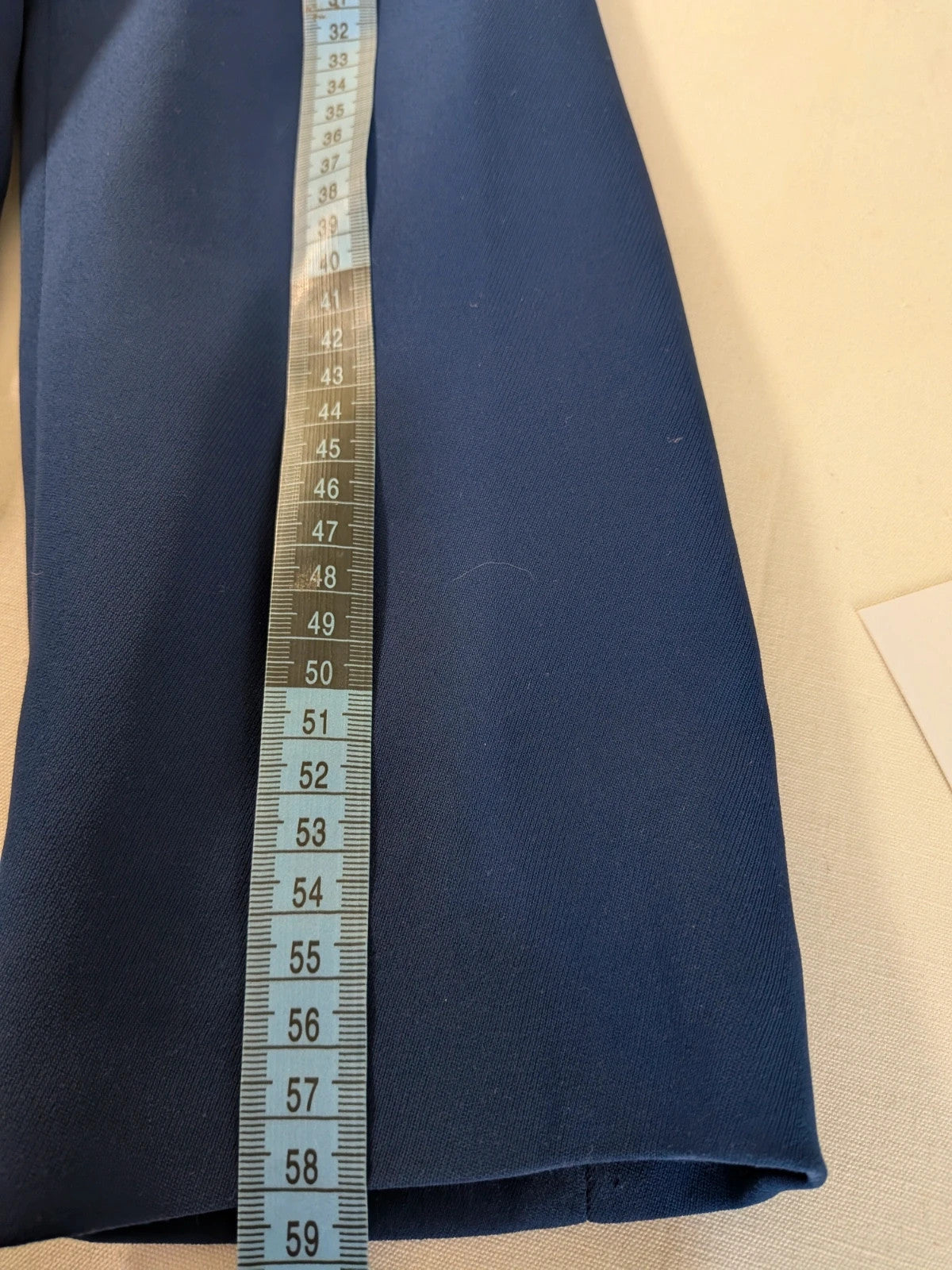 Tailleur donna vintage Anna Castellaro blu reale, giacca e gonna