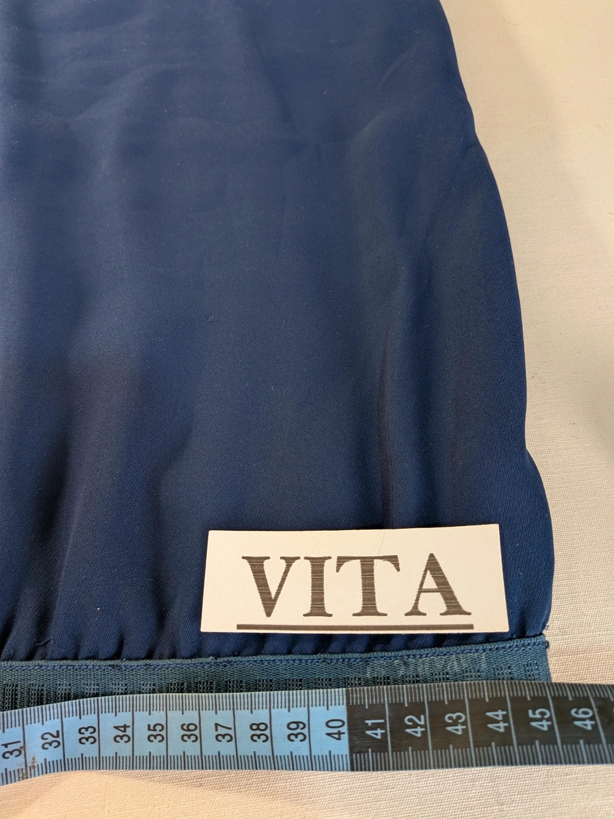 Tailleur donna vintage Anna Castellaro blu reale, giacca e gonna
