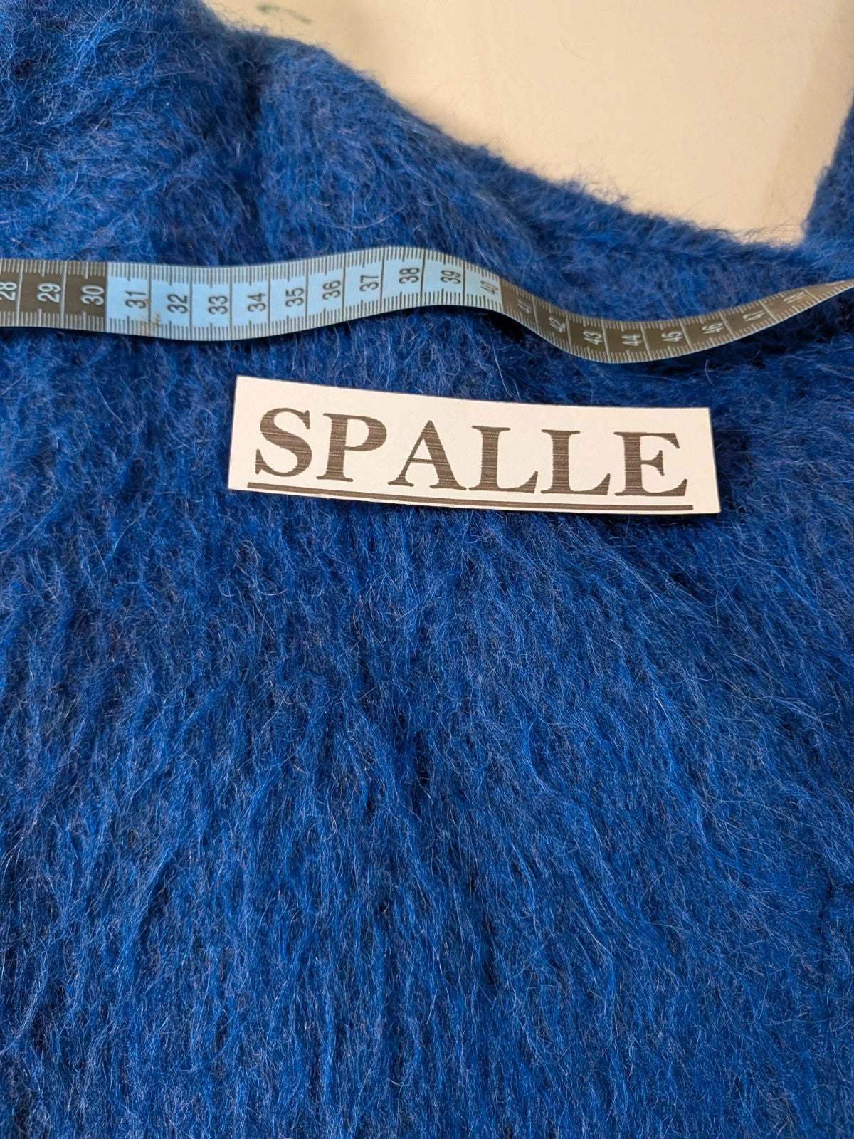 Cappotto donna Marella in lana e mohair blu elettrico