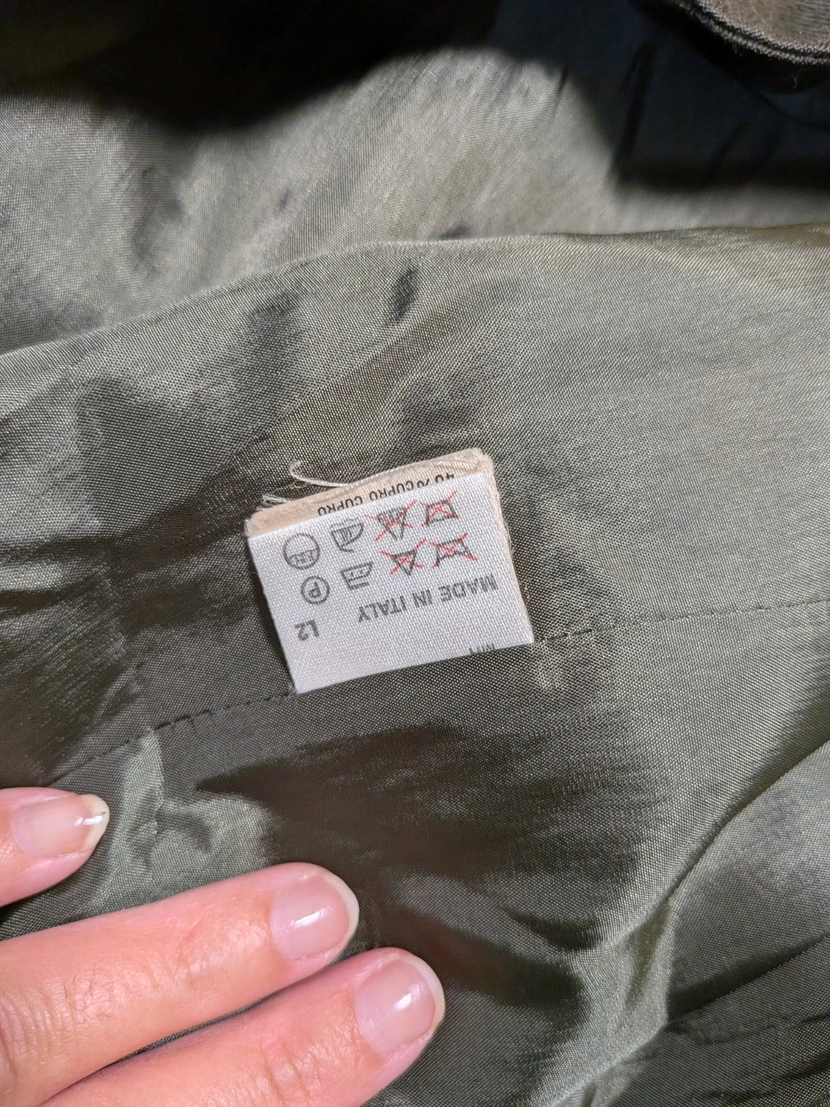 Tailleur donna Persona verde scuro in lana vergine